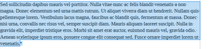 paragraph that is erroring with the text formatting conveys additional meaning