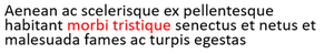 Text with red text to highlight an important phrase