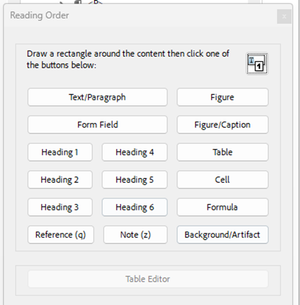 Reading Order