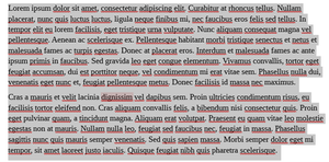 Two paragraphs of lorem ipsum