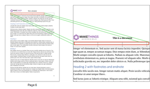 PAC 2024 showing where the invalid use of tbody structure element is in document