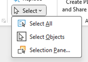 Select menu